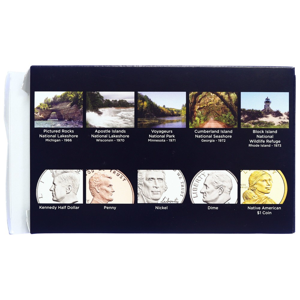 Empty Packaging Replacement Silver Proof Set Box & COA No Coins 2018