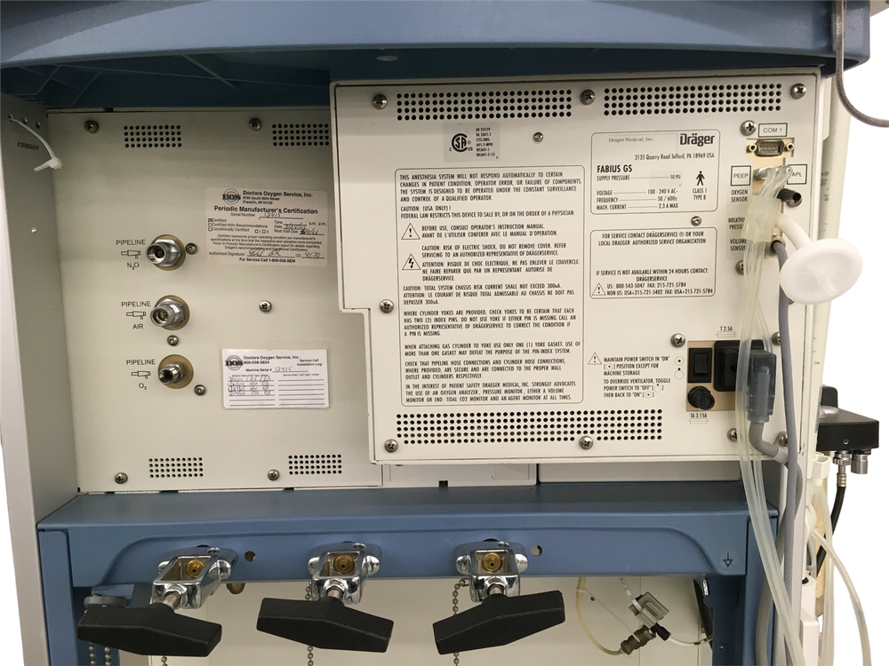 Drager Fabius GS Anesthesia machine