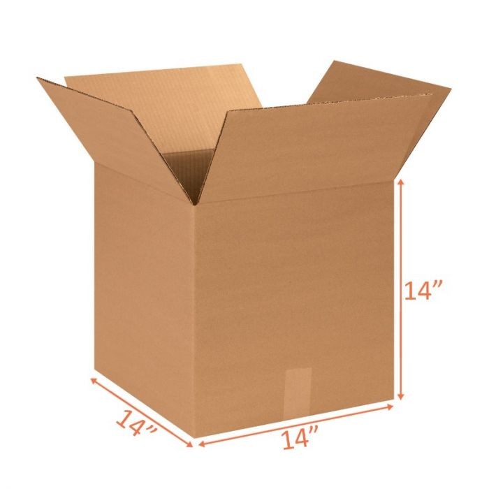 14x14x14 Double Wall Shipping and Packing Box (2 Pack)