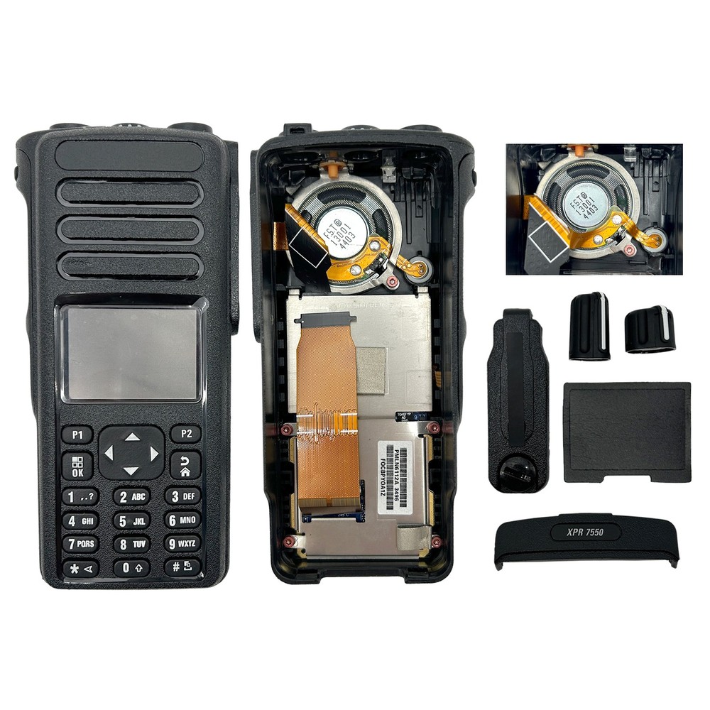 Complete Housing Case Kit for XPR7550 Handheld With LCD Display & Full-Keyboard