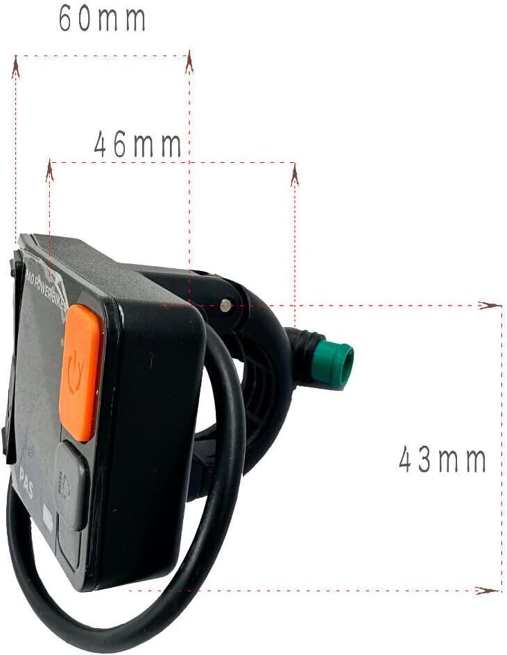 Rad Power LCD Display Meter 48V Ebike Speed Control Screen Panel