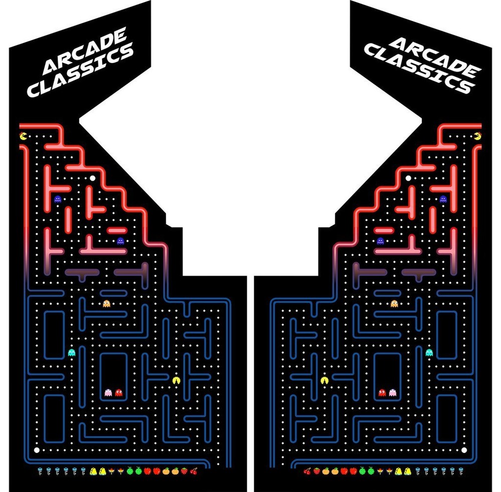 Multicade - MAME - Retrocade Side Art Graphics - Arcade Machine Graphics