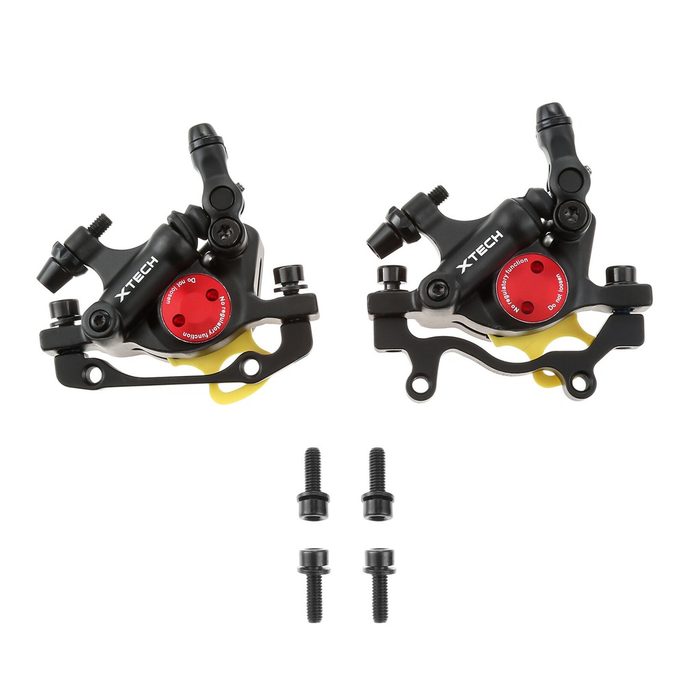 2PC Bicycle Disc Brake Set Bike Disc Brake Front Rear Line Pulling Hydraulic MTB