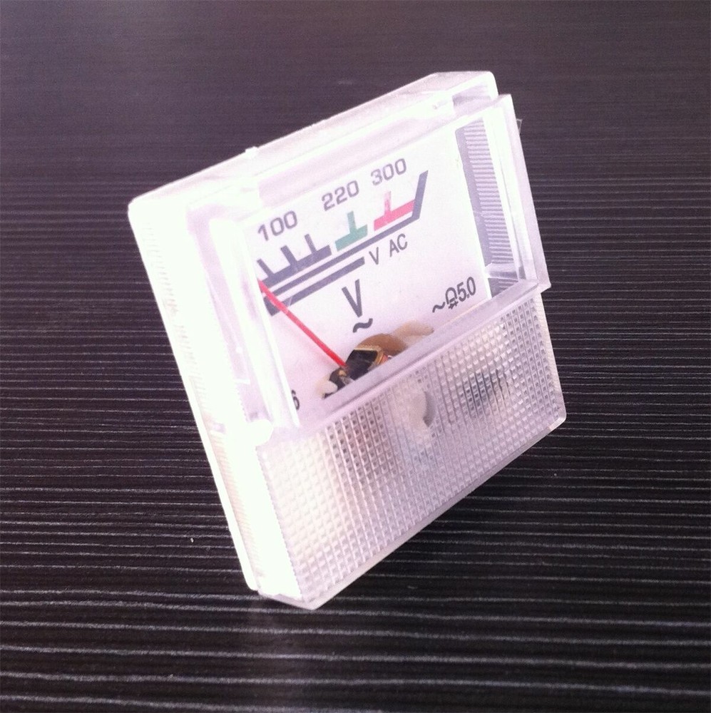 AC 0-300V Analog Voltage Panel Meter volt meter Guage 5pcs