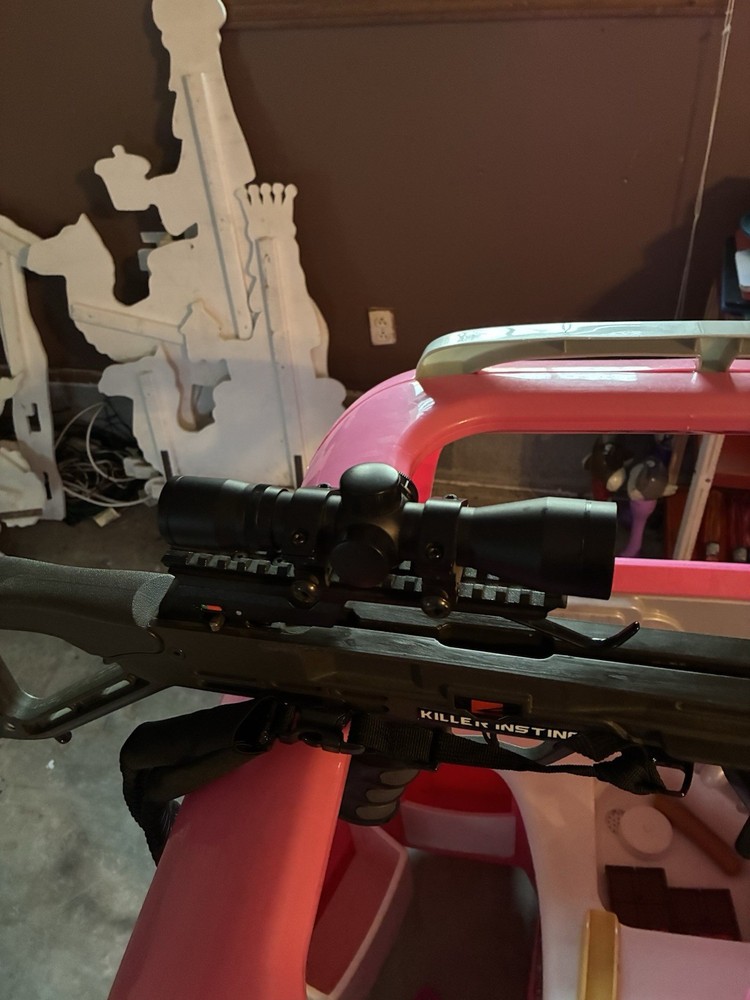 Killer Instinct Lethal 405 Compound Crossbow Black/Camouflage w/ Scope, Sling