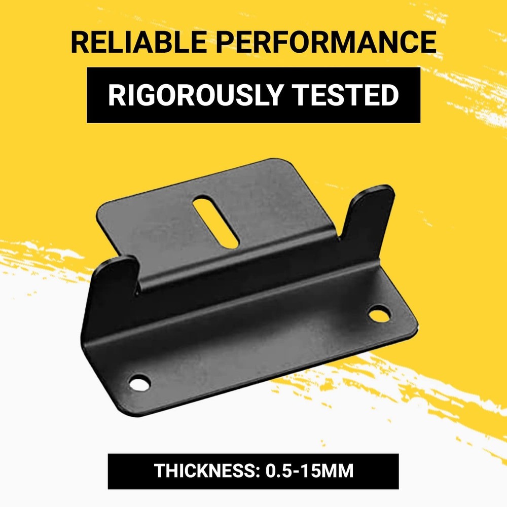 Spartan Power Black Solar Panel Z Bracket Mount - Lightweight Anodized Alumin...