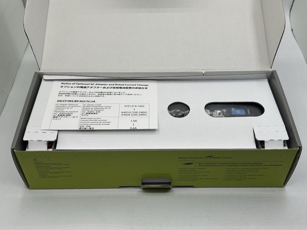 Epson WorkForce DS-40 Portable, Compact Scanner New