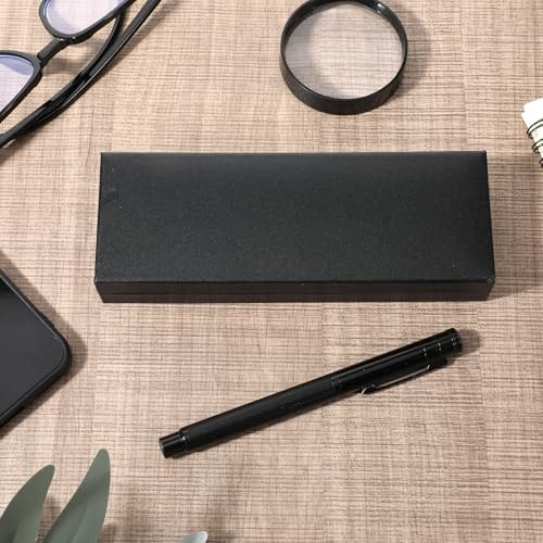 PU Leather Pen Box Case Empty Pen Gift Box Long Single Pens Cases Rectangle