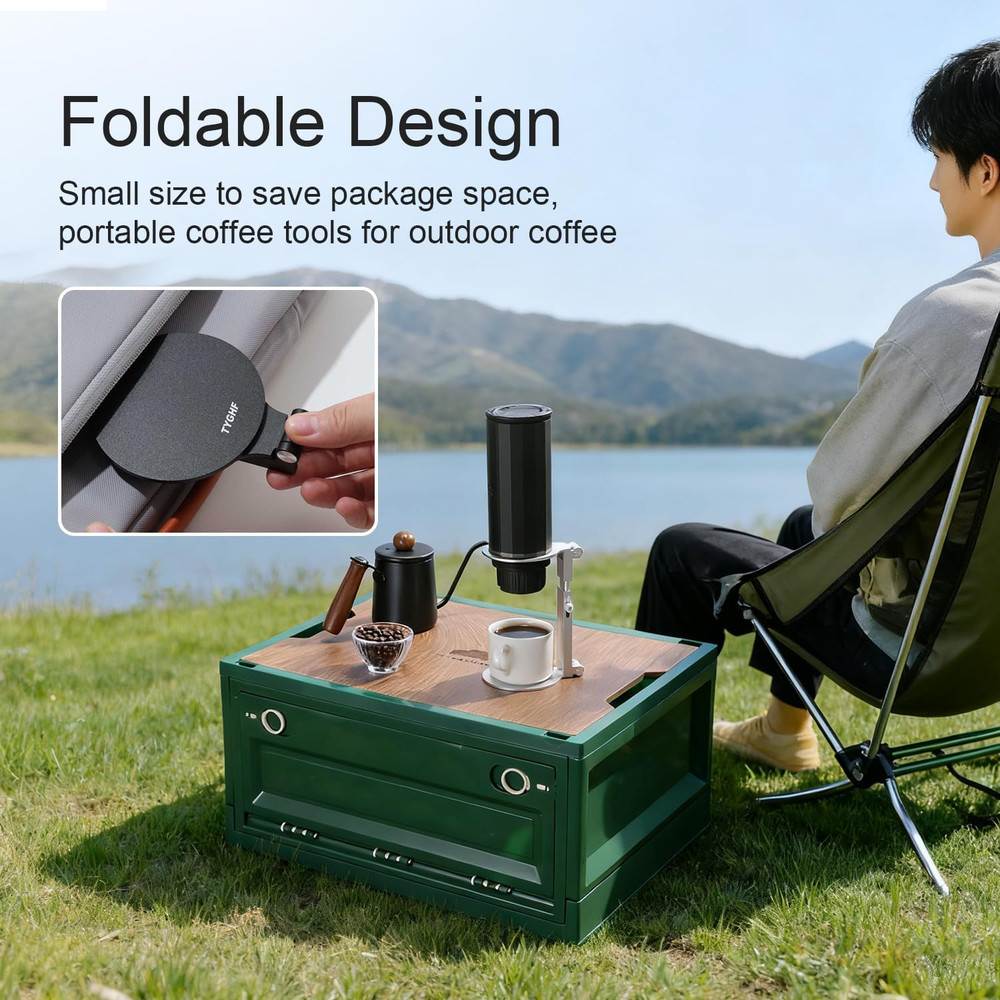 Adjustable Portable Espresso Machine Stand for Coffee Makers and Grinders