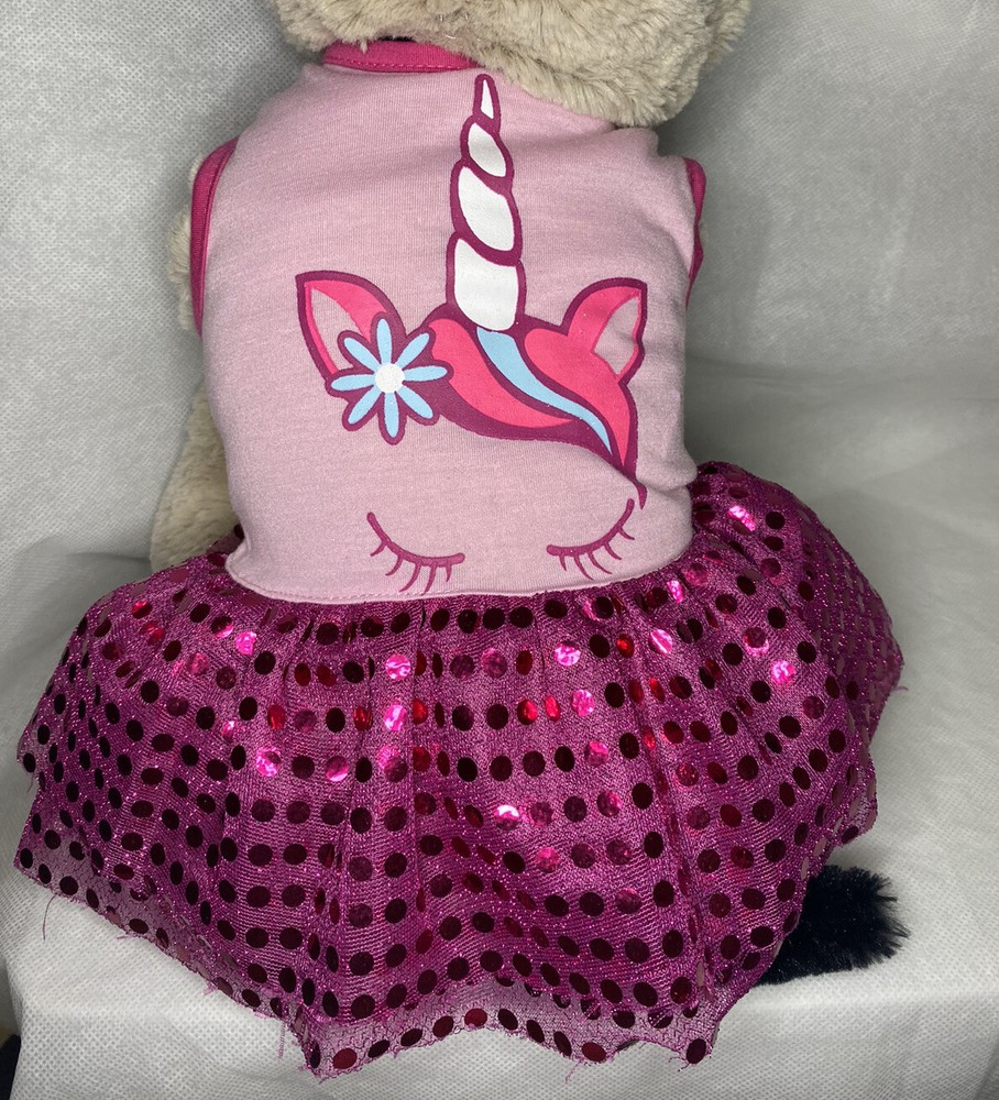 Unicorn Pink Tutu For Dog Size Small