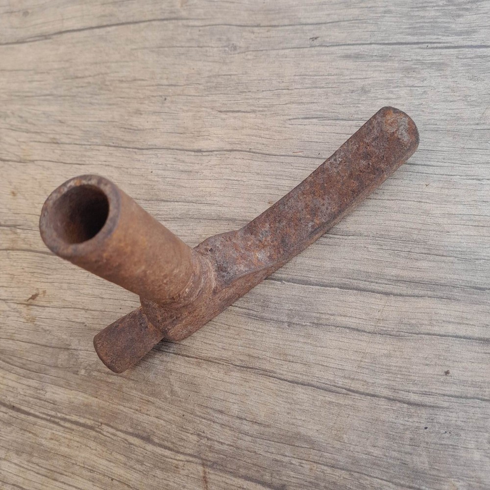 Vintage old iron woodworking carpentry blacksmith Gunsmith hammer head tool