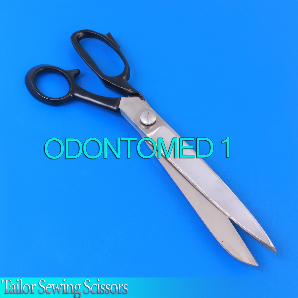 Tailor Tailoring Sewing Heavy Duty Scissors 9" Black Handle