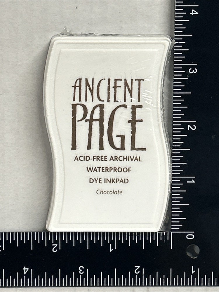 Ancient Page Dye Inkpad Chocolate Waterproof