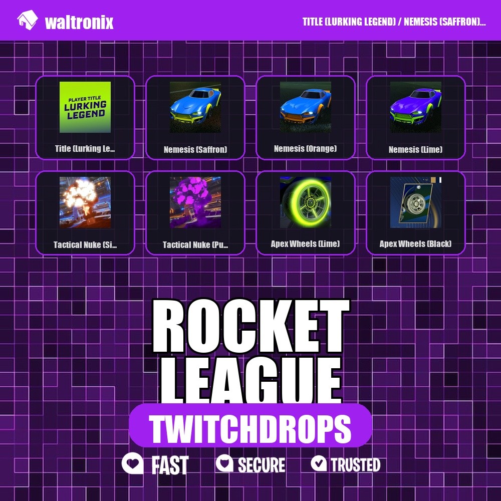 Rocket League Twitch Drops - RLCS Boston Major Drops