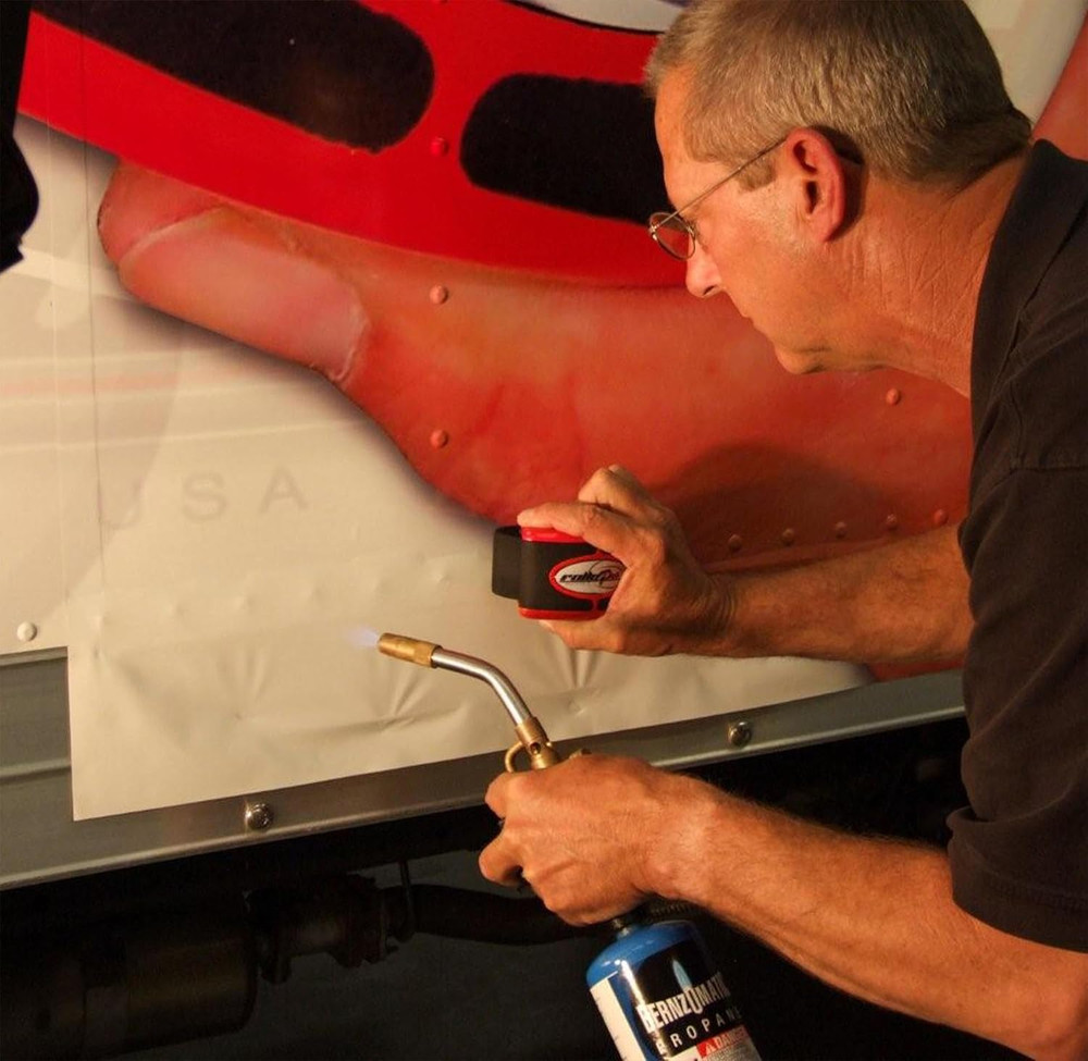 Vinyl Wrap Application Roller - Blue Tool for Smooth, Bubble-Free Finishes