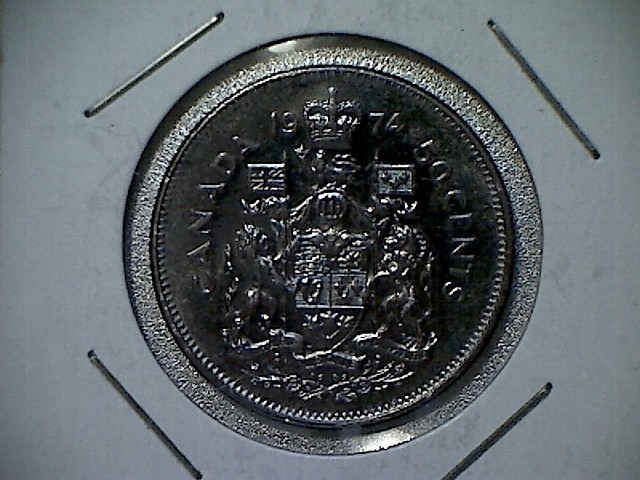 1974 Canada UNC.  PL 50 cent Coin