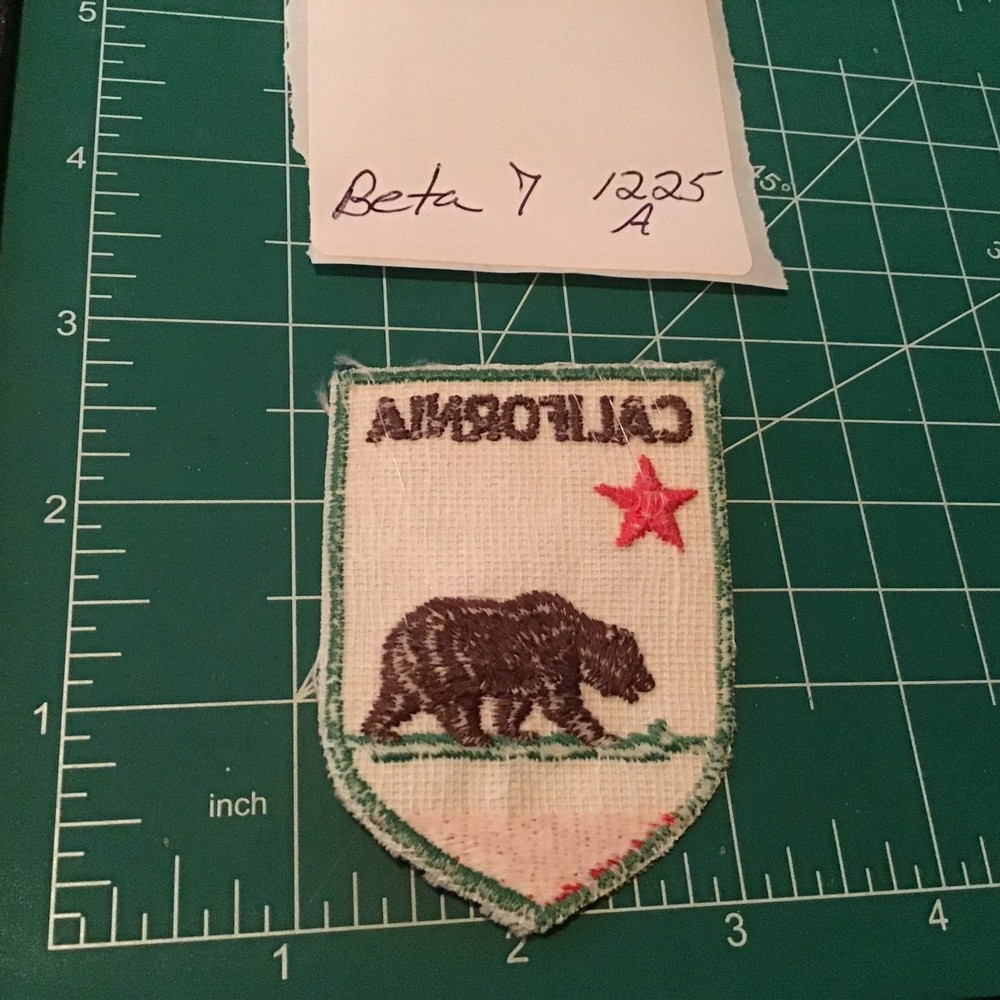 VTG Voyager CALIFORNIA with Bear Sew On Patch