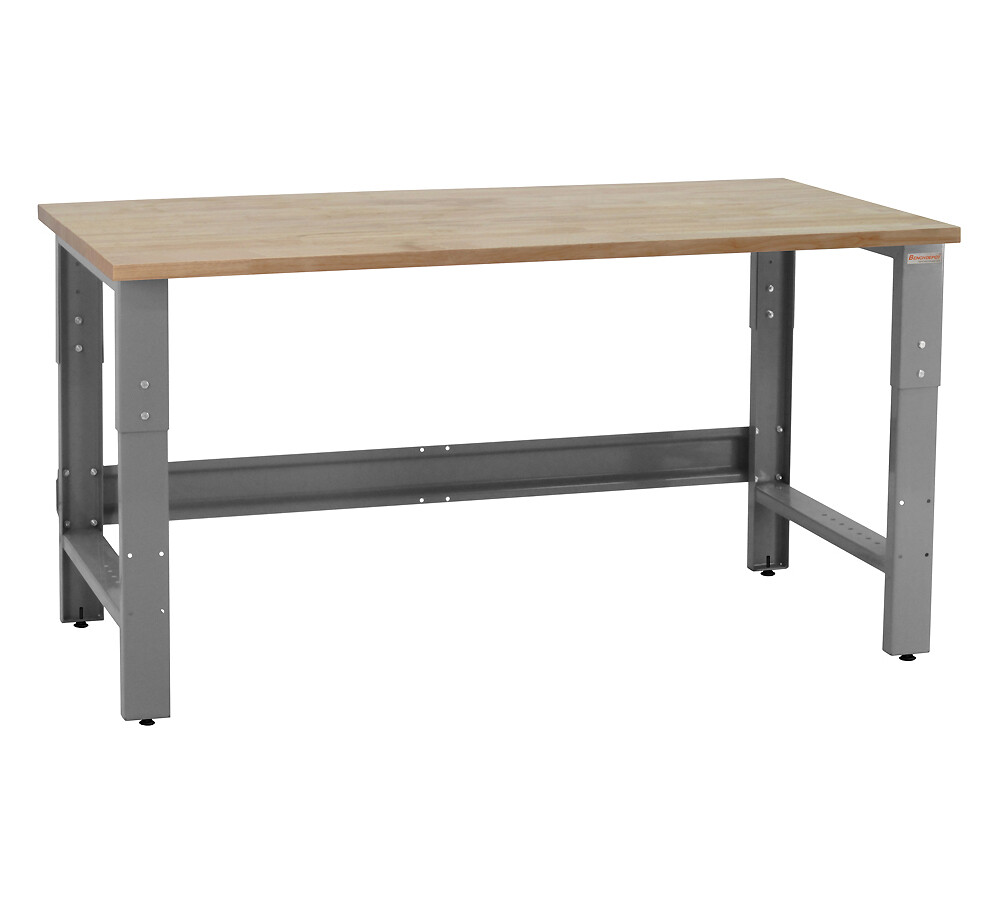 BenchPro R Series Solid Maple Top 30"D x 72"W Production Work Table
