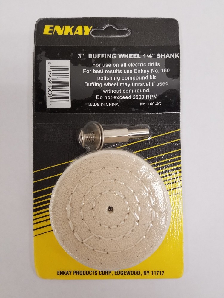 Enkay # 160-C 3" Buffing Wheel Carded