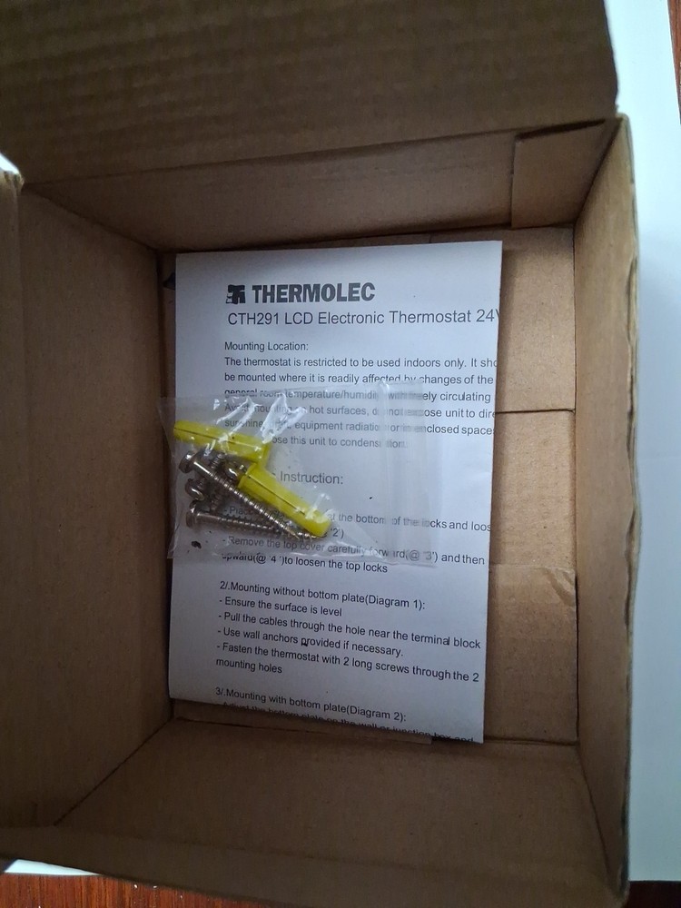 Thermolec LCD Thermostat CTH-291