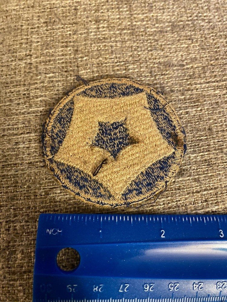WWII US Army Patch 5th Service Command Blue And White INV11966