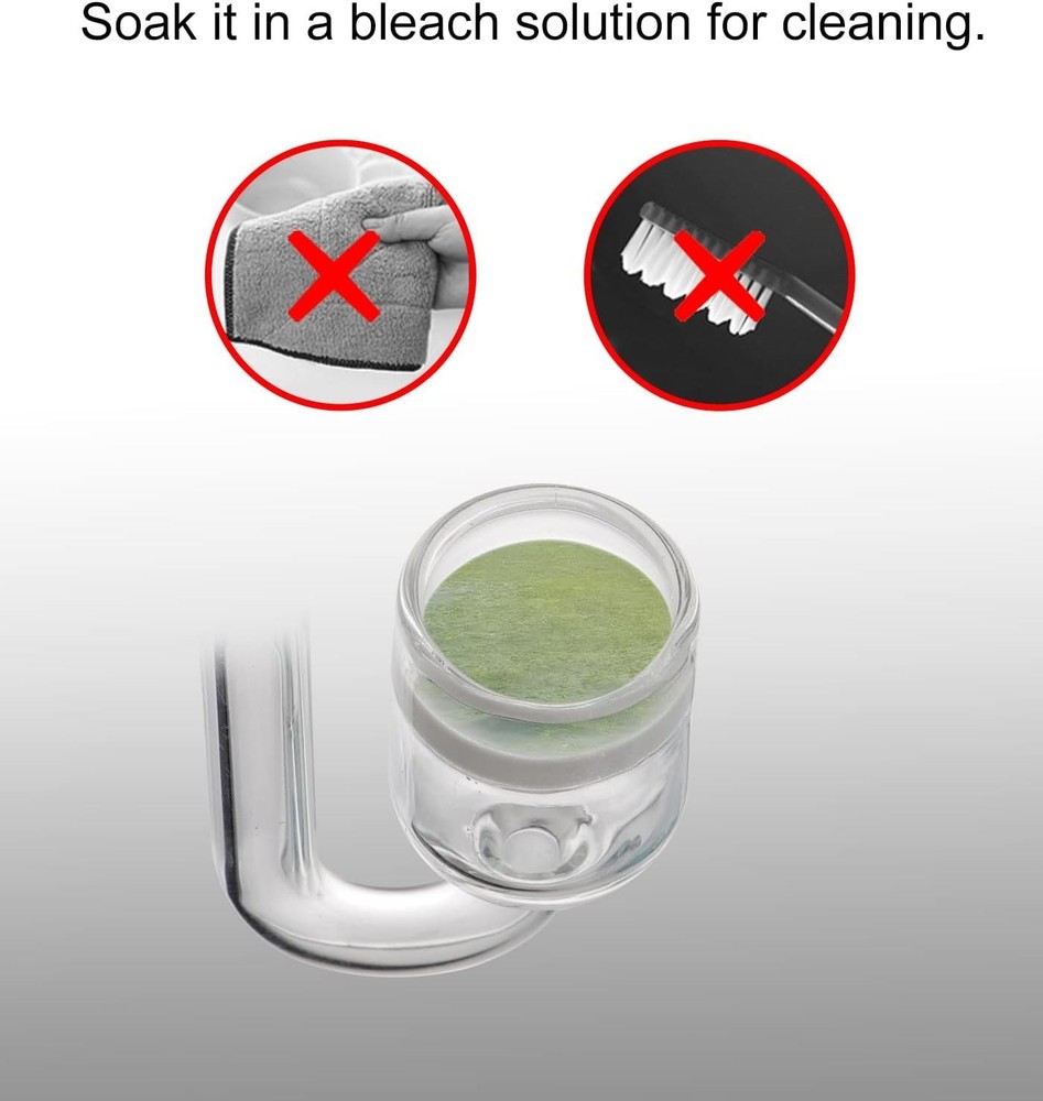 Elegant Glass CO2 Atomizer for Small Tanks - High Efficiency & Durability