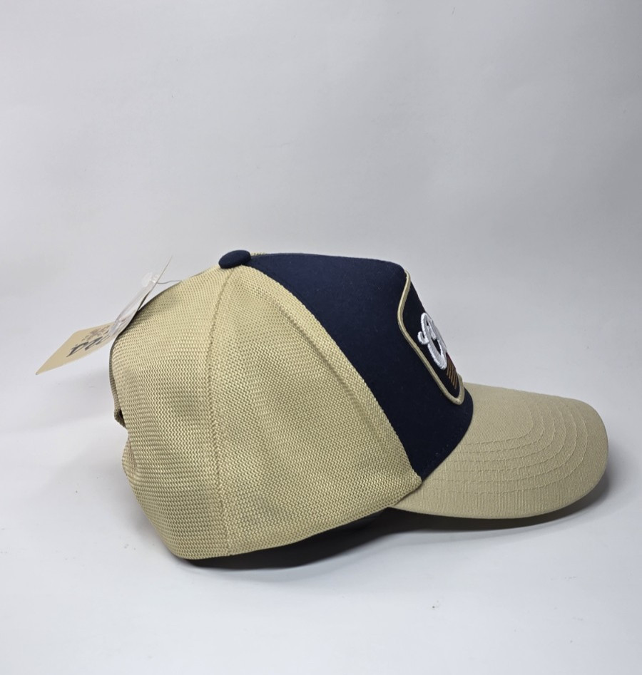 Coors Banquet Logo Embroidered Patch Two Tone Trucker Hat Multi-Color Snapback