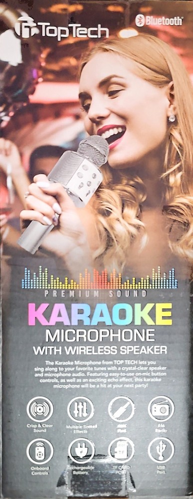 top tech karaoke microphone With Wireless Speaker