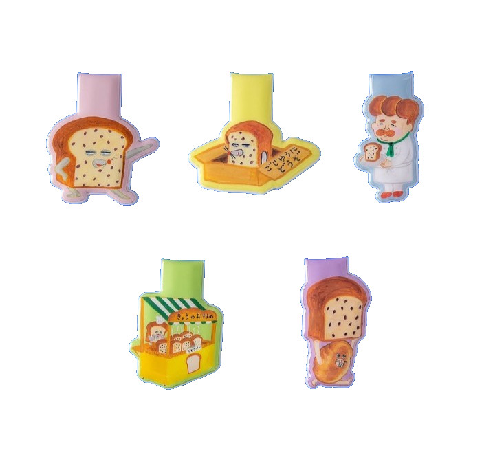 Pan Dorobou / bread thief magnetic bookmarks
