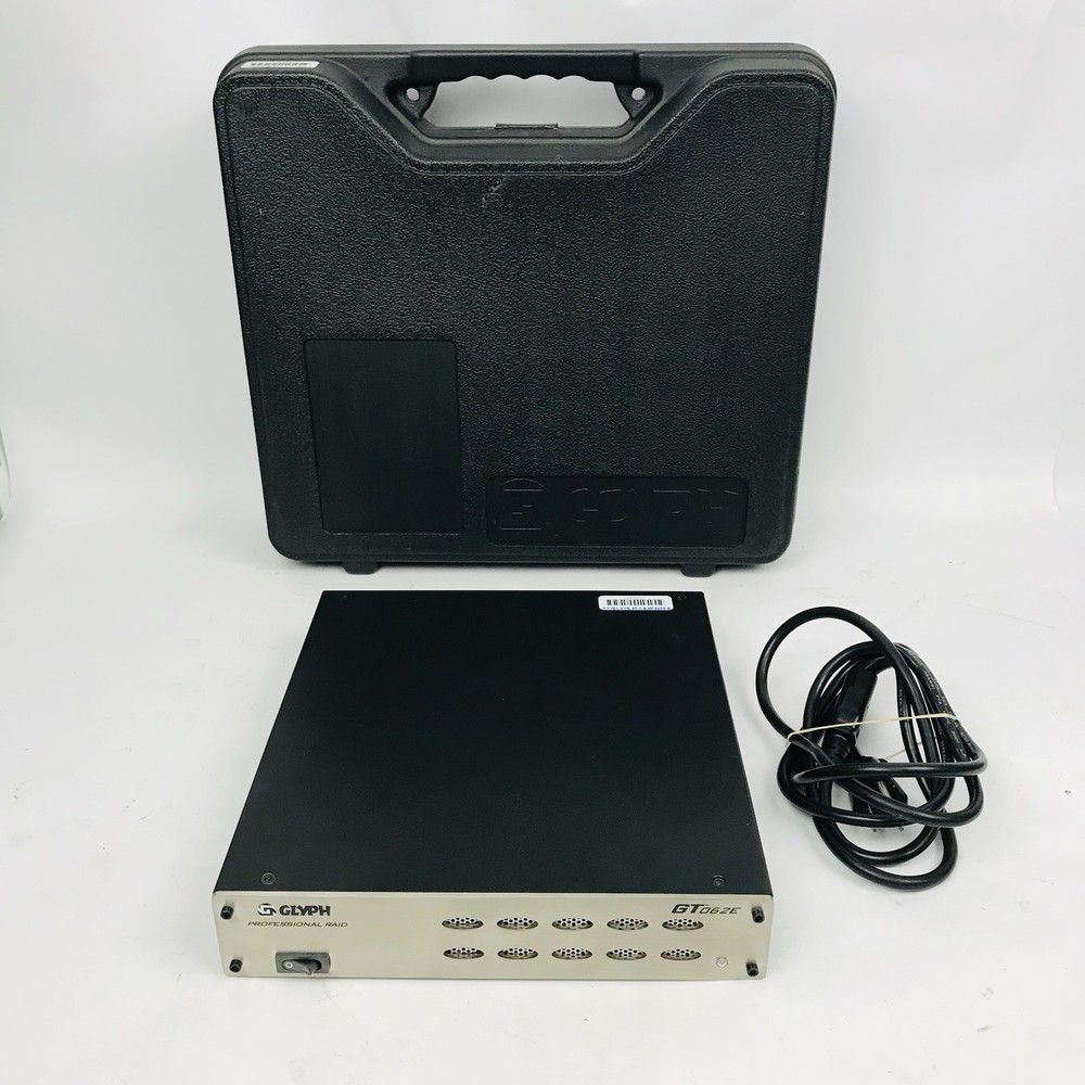 Glyph GT062E 2TB Professional Raid External Tabletop Hard Drive USB W/ Case