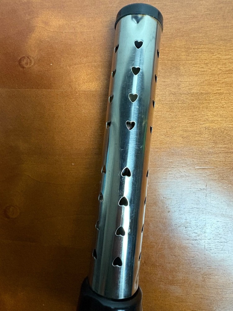 Electric Immersion Water Heater – Stainless Steel Heating Tube with Heart Patter