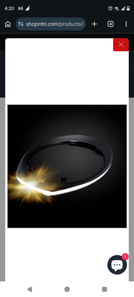 Halo L.E.D. Hardhat worklight