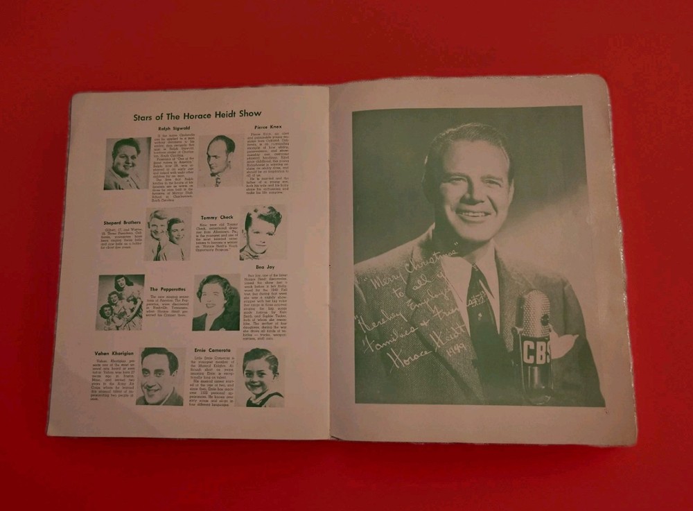 1949 & 1950 Hershey Chocolate Employee Christmas Party Program Hershey Estates