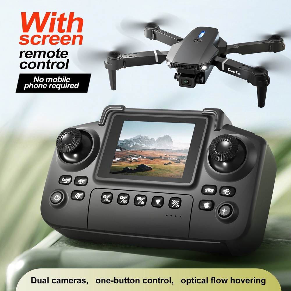 Drone 2026 4K HD Tree Camera WiFi FPV RC Foldable Quadcopter Remote With Screen