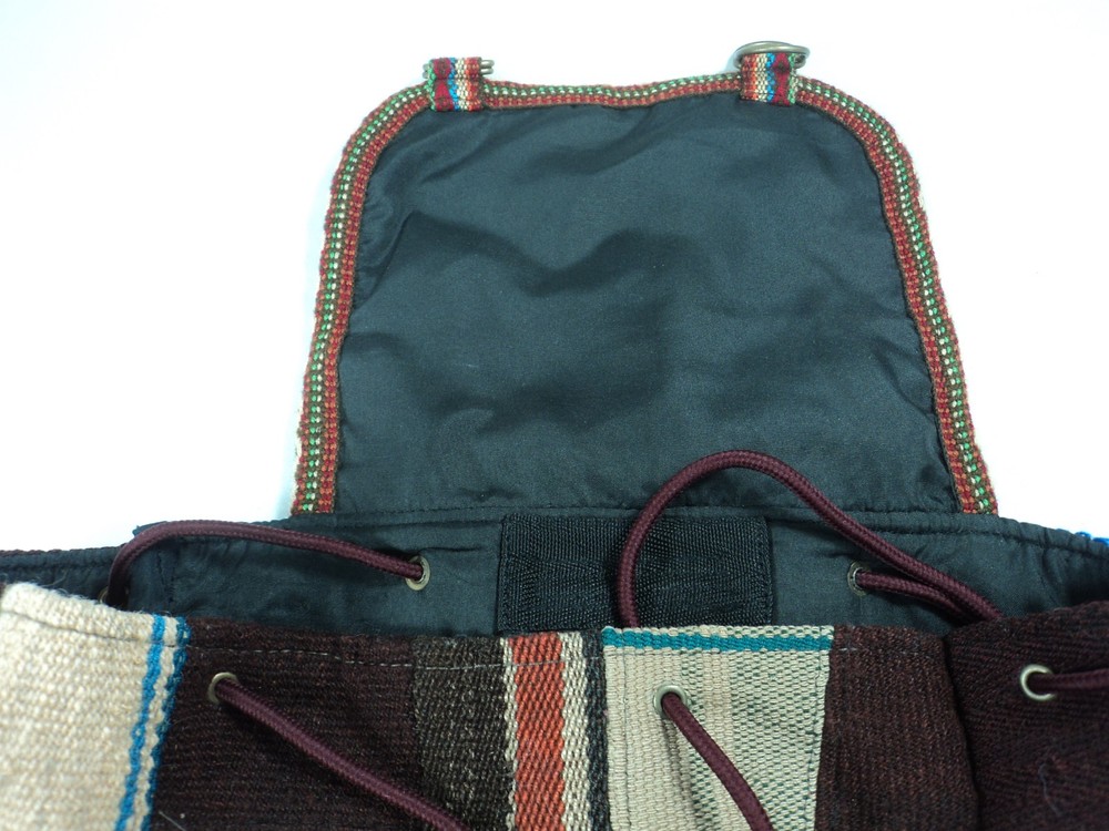Traditional Peruvian Hand Woven Tribal Backpack