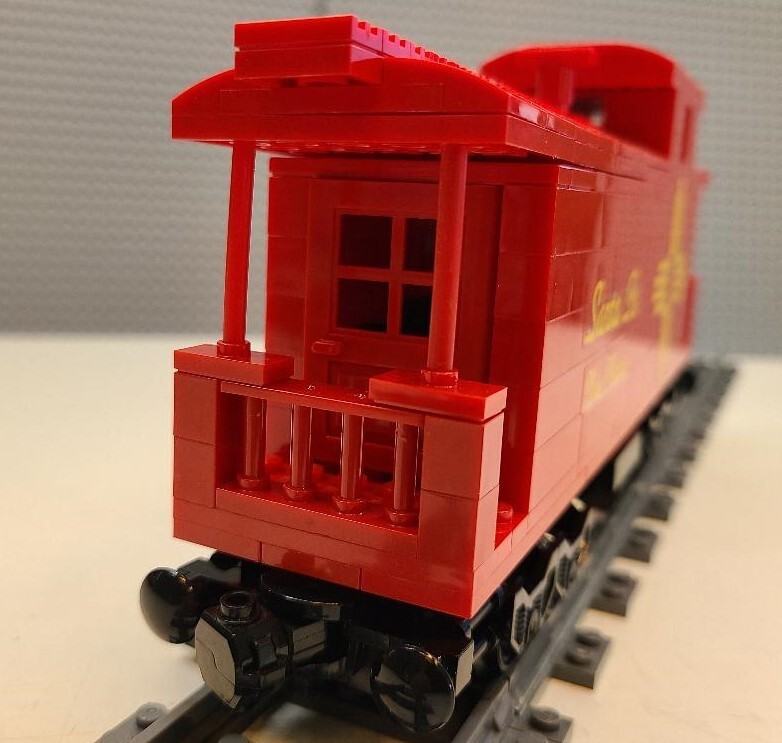 Custom Train Santa Fe 02 Caboose -Please Read Item Description-