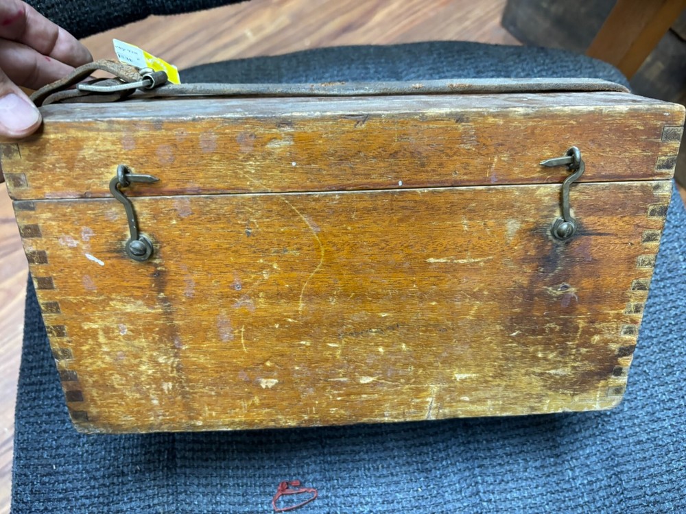 Antique C.L Berger & Sons Survey Transit Solid Brass W Case