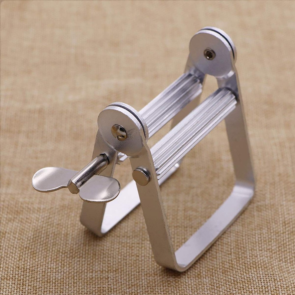 Toothpaste Squeezer, Metal Tube Squeezer Paint Wringer Silver