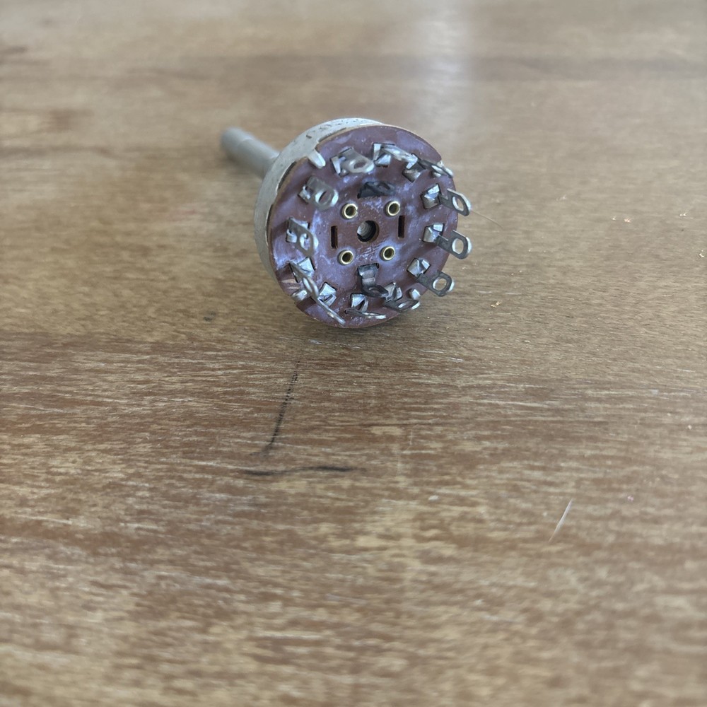 Mallory 3226J Rotary Switch 6-Position 2-Pole Non-Shorting