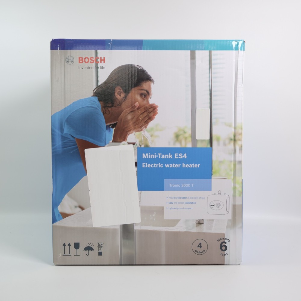 BOSCH Electric Mini-Tank Water Heater Tronic 3000 T 4-Gallon (ES4) SEALED