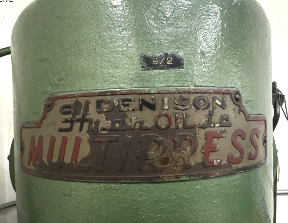 Denison Multi Press 4 ton Hydraulic Press, Multipress