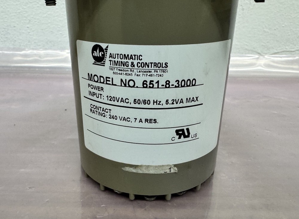 AUTOMATIC TIMING Model No. 651-8-3000