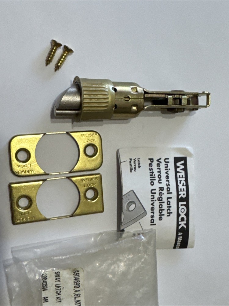 Weiser Lock Universal 6 Way Spring Latch Kit A50469D 4 6L Kit