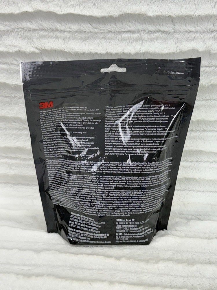 3M Performance Gravity HVLP Atomizing Head Refill Kit 26709, White, 0.9, 5 pack