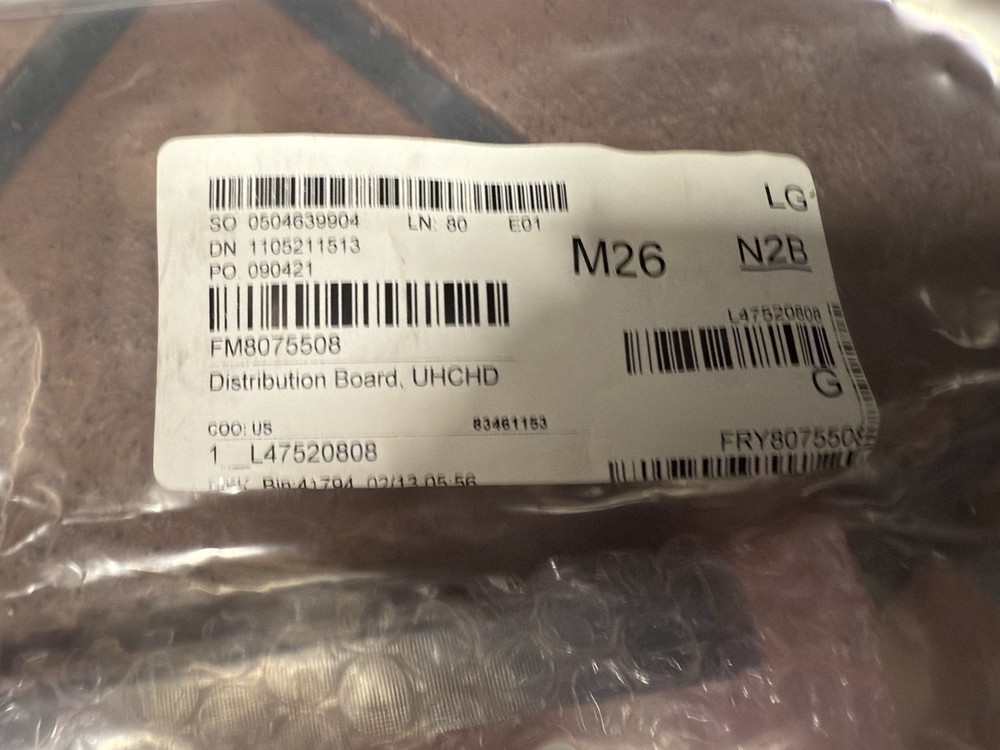 Frymaster 8075508 Uhchd Distribution Board