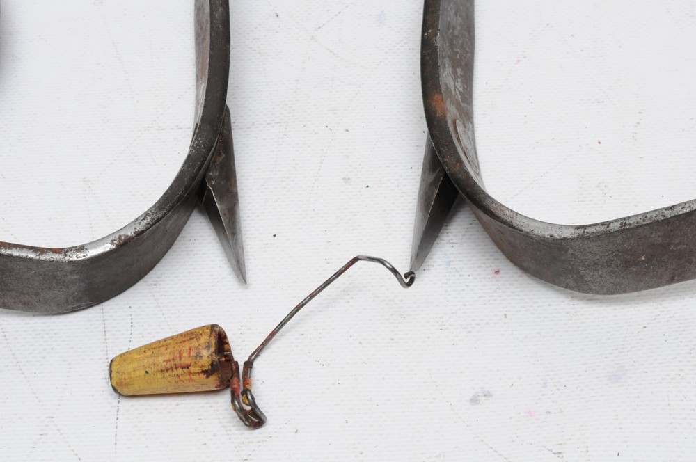 Vintage Bell System Buckingham Lineman Pole Tree Climbing Spikes