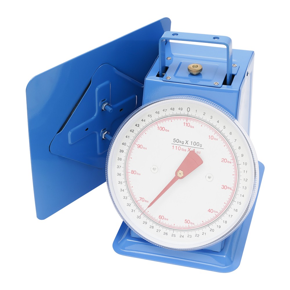 Mechanical Scales, High-Quality Iron Construction, Dual-Scale Dial, 110 lbs