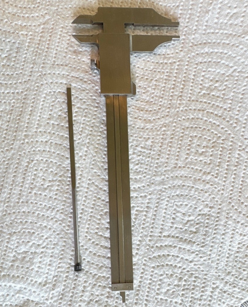 Schweizer Vernier Caliper Precision Measuring Tool with Protective Storage Case