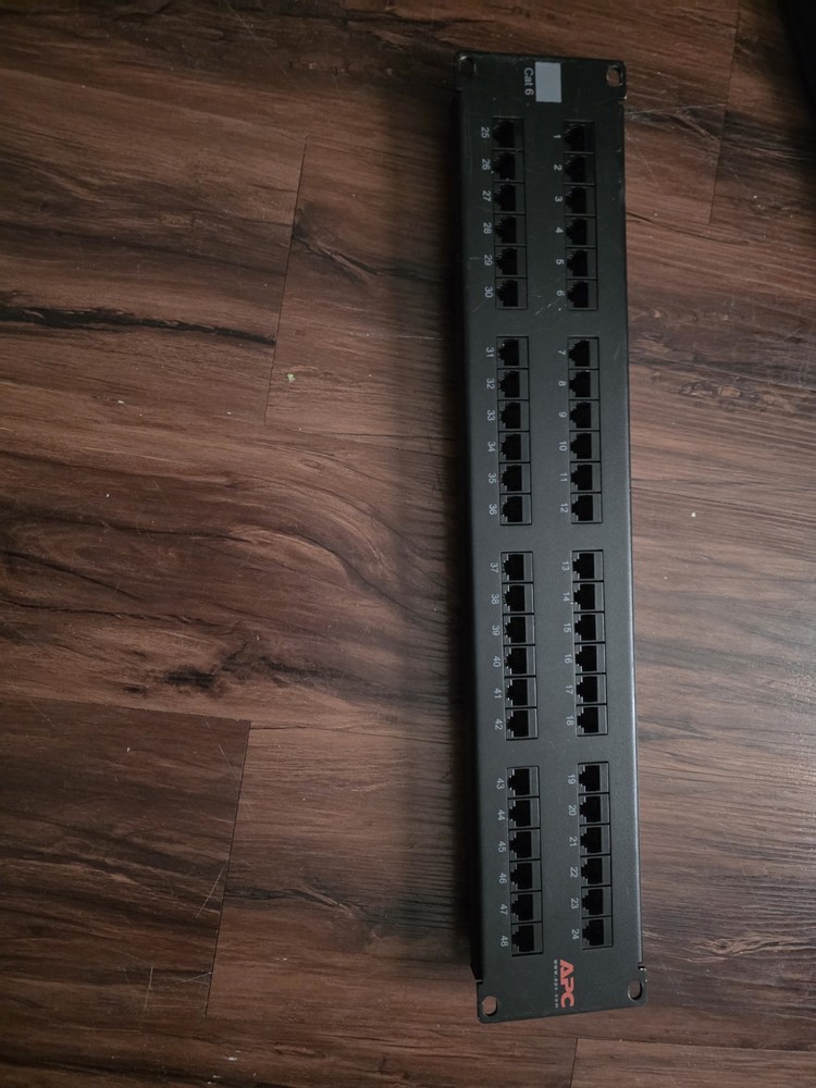 apc patch panel cat6pnl48
