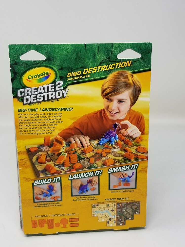 Crayola Create 2 Destroy Dino Destruction Suburban Slam